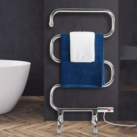 5 Bars Devanti Electric Heated Towel Rail Rack Freestanding Clothes Dry Warmer