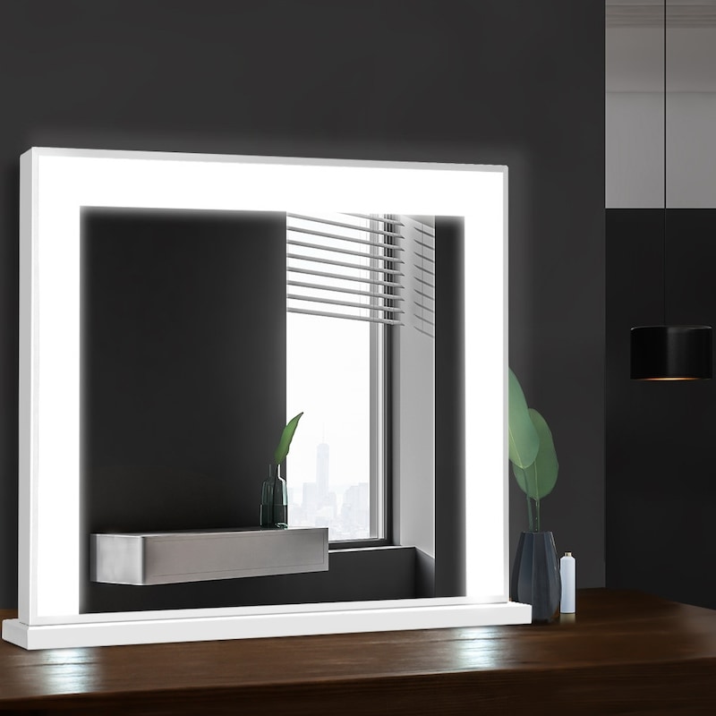 Hollywood Makeup Mirror With Light Led Strip Vanity Beauty Mirrors 9350062279168 Light Led Strip Vanity Beauty Mirror, Embellir Hollywood Makeup Mirror With Light Led Bulbs Vanity Beauty