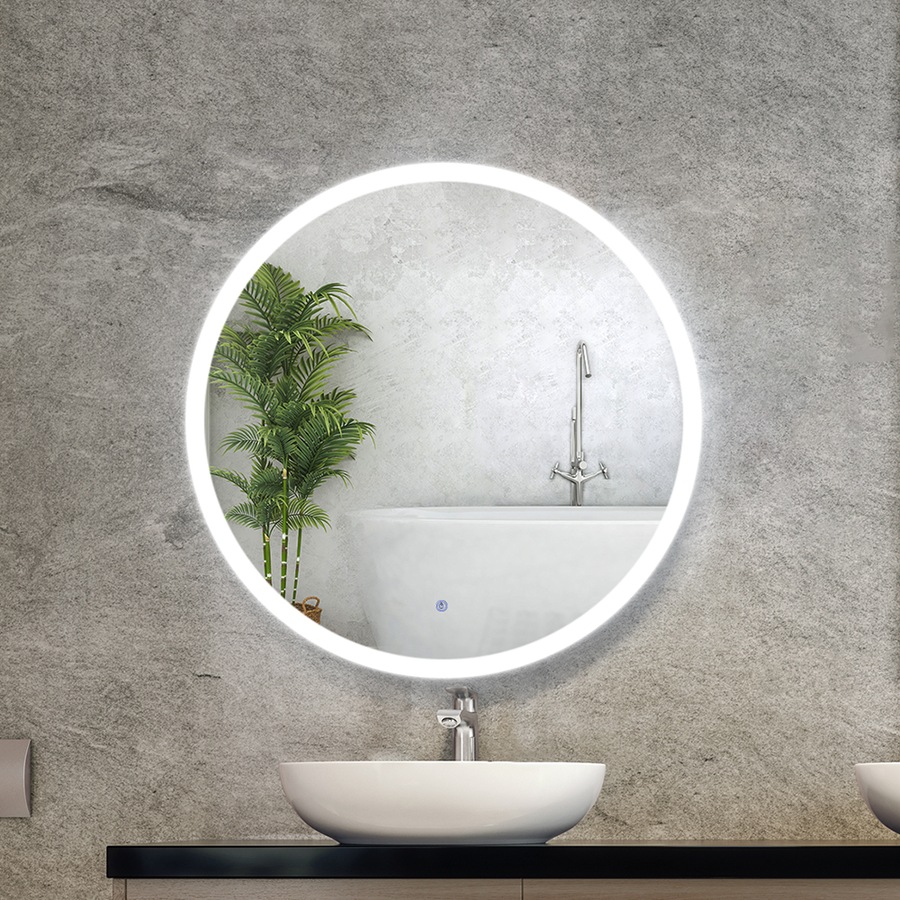 Embellir Wall Mirror 80cm Led light Makeup Home Decor Round