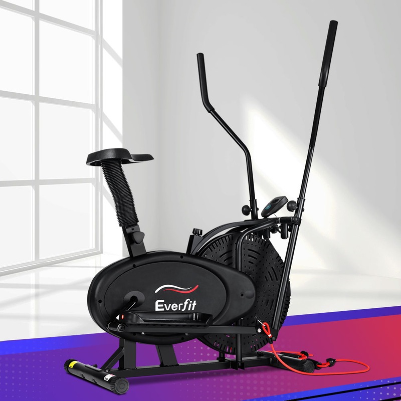 Buy Everfit Exercise Bike 4 in 1 Elliptical Cross Trainer Home Gym