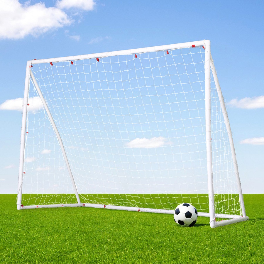 Buy Everfit 8FT Soccer Football Goal Net UPVC Frame PE Mesh ...