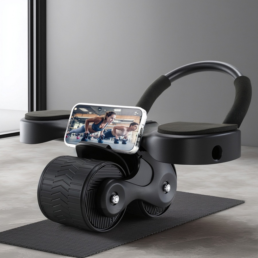 Abdominal Exercise Wheel Everfit Ab Roller Automatic Rebound Home Gym Workout