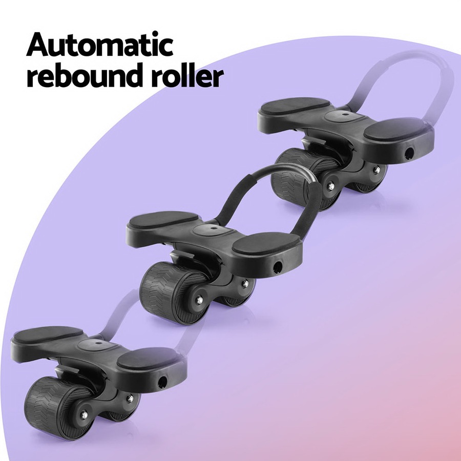 Abdominal Exercise Wheel Everfit Ab Roller Automatic Rebound Home Gym Workout