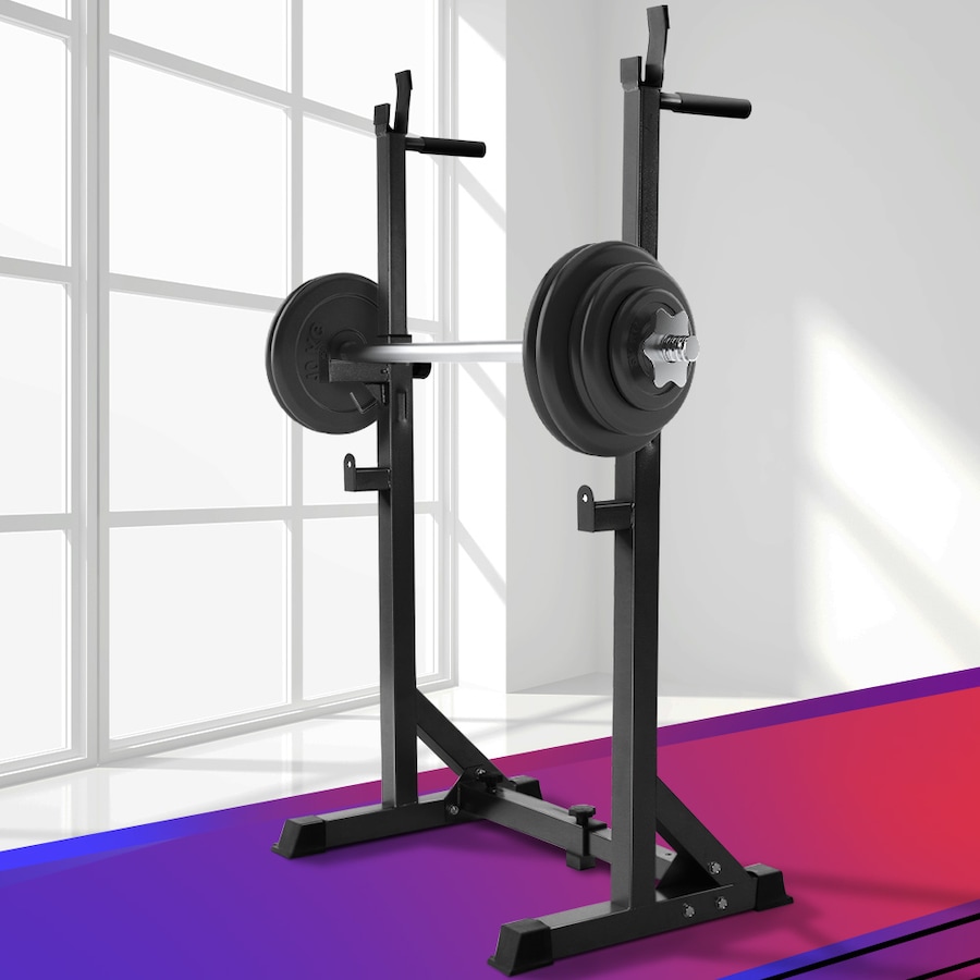 300 kg Everfit Weight Bench Adjustable Squat Rack Home Gym Equipment