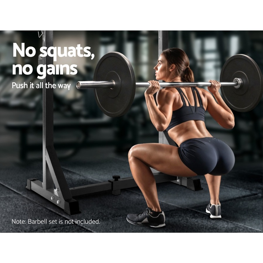 300 kg Everfit Weight Bench Adjustable Squat Rack Home Gym Equipment