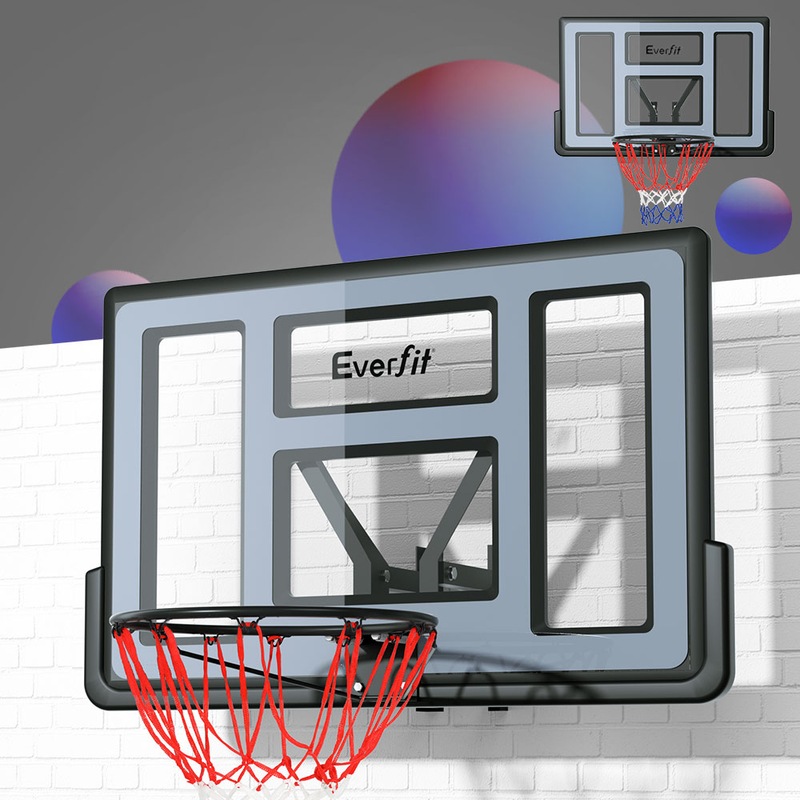 Buy Everfit 45" Basketball Hoop Backboard Wall Mounted Ring Net Sports