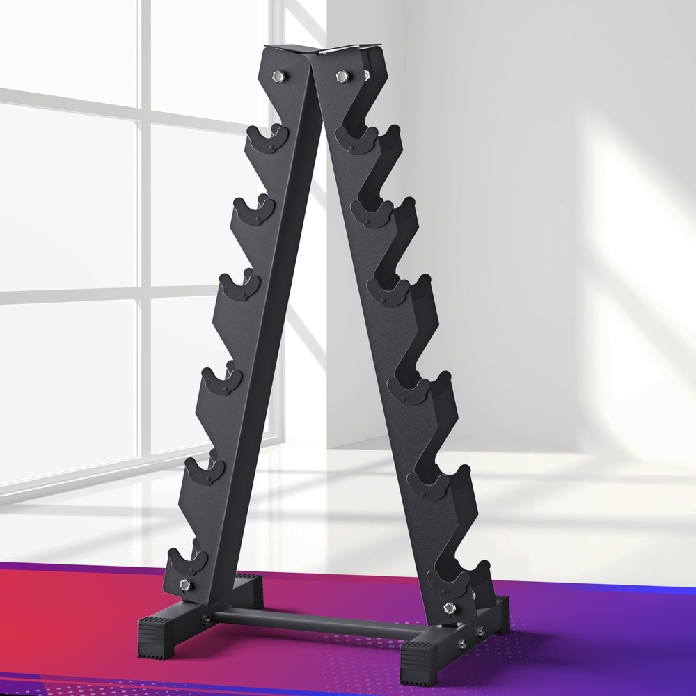 Everfit Dumbbells Rack 6 Tier Dumbbell Stand Home Gym Storage 200kg Capacity Australia