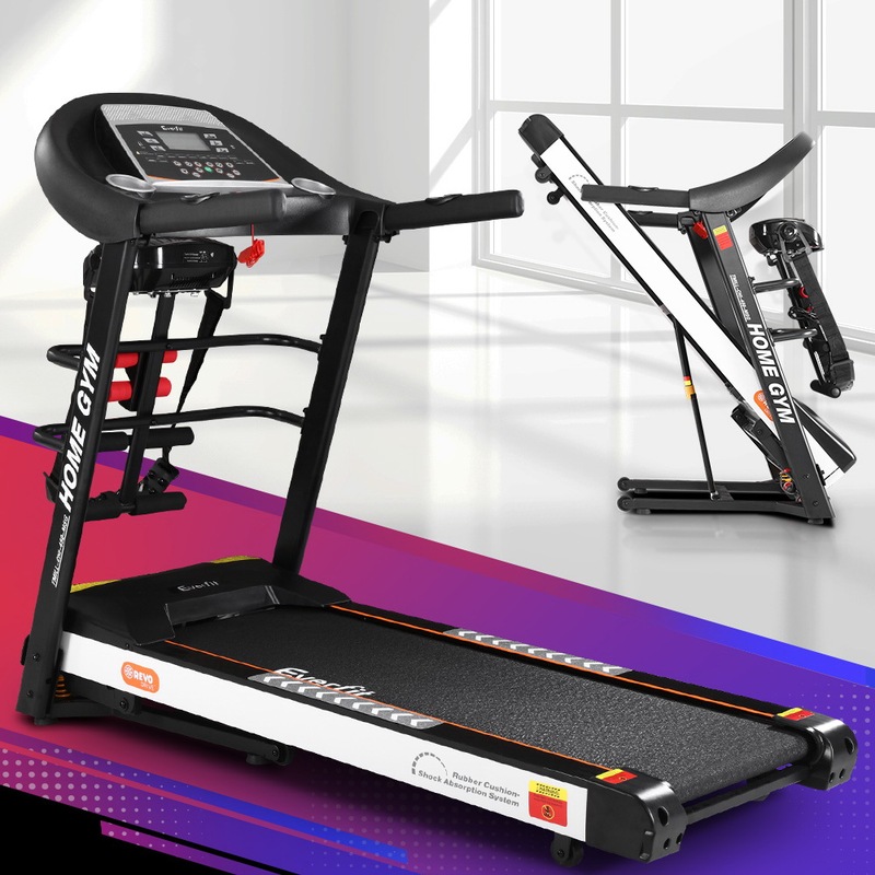 BLACK LORD Treadmill Electric Home Gym Exercise Run Machine Incline