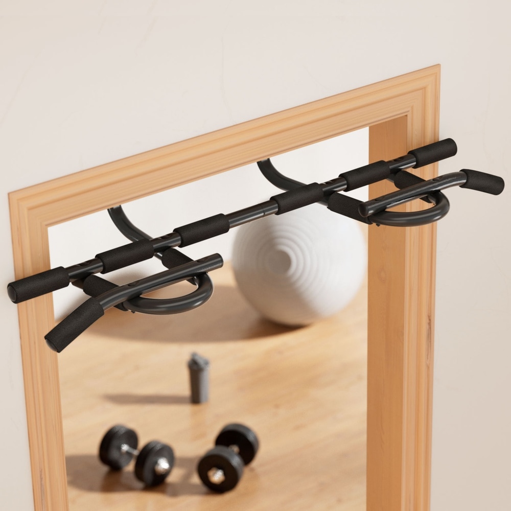 Everfit Pull Up Bar 104CM Doorway Chin Horizontal Gym Australia
