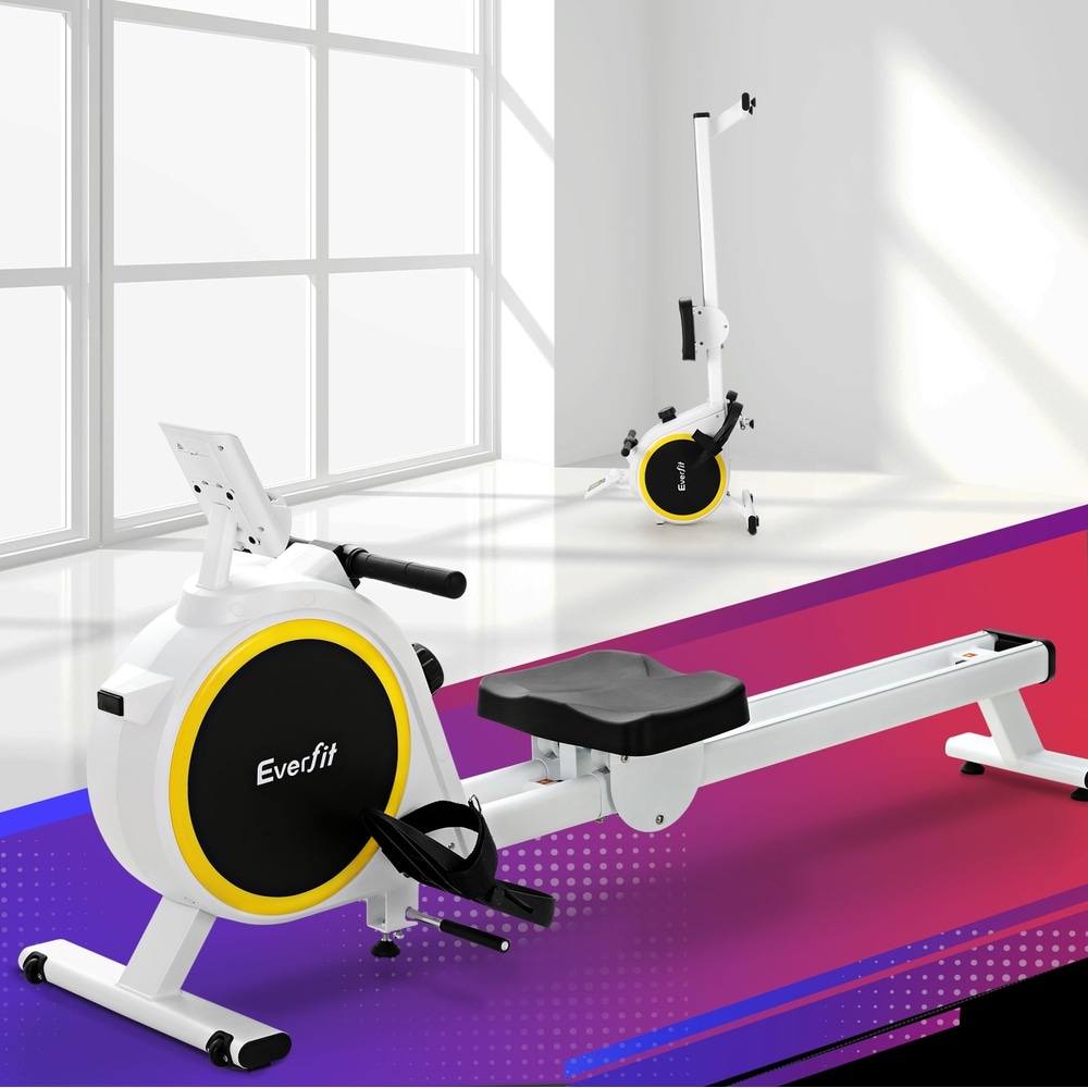 Everfit Rowing Machine 16 Levels Magnetic Rower Home Gym Cardio Workout Australia