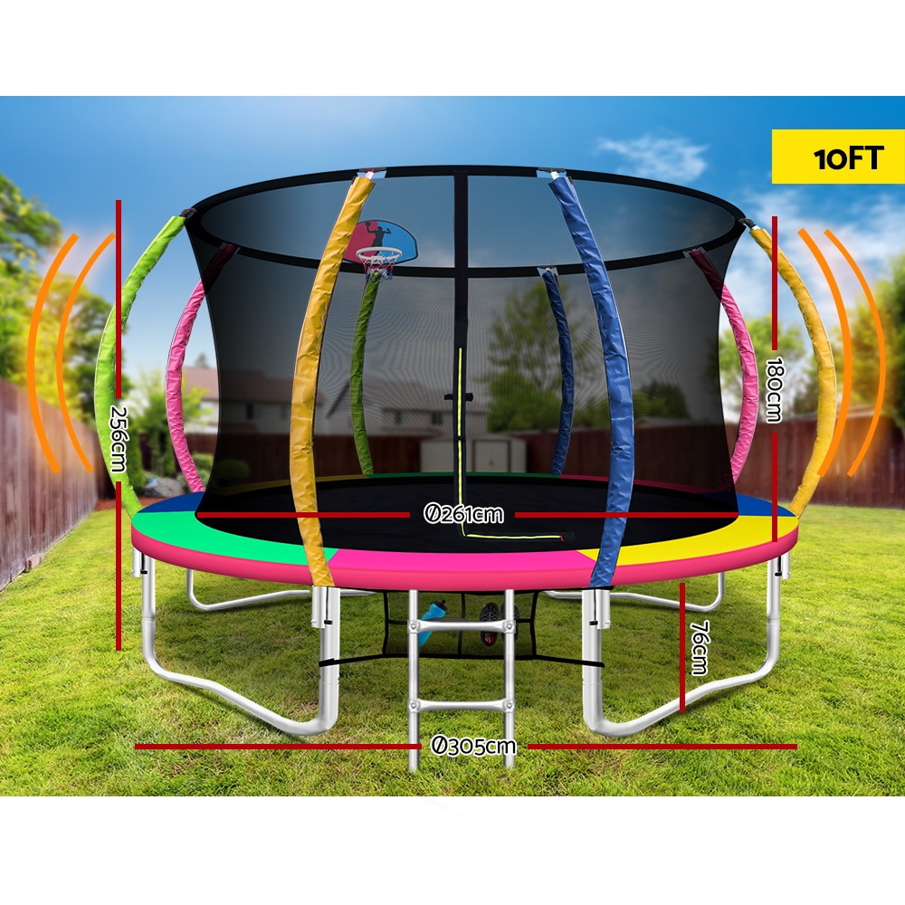 Buy Everfit Trampoline 8FT 10FT 12FT 14FT 16FT Kids Trampolines ...