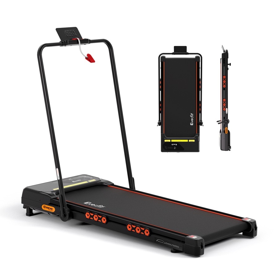 41cm Belt Everfit 3 in 1 Walking Pad 15% Incline Treadmill Foldable Under Desk APP Bluetooth