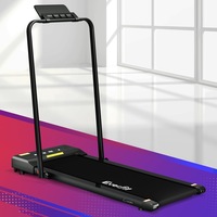 38cm Belt Everfit Electric Treadmill Walking Pad Under Desk Home Gym Fitness Black