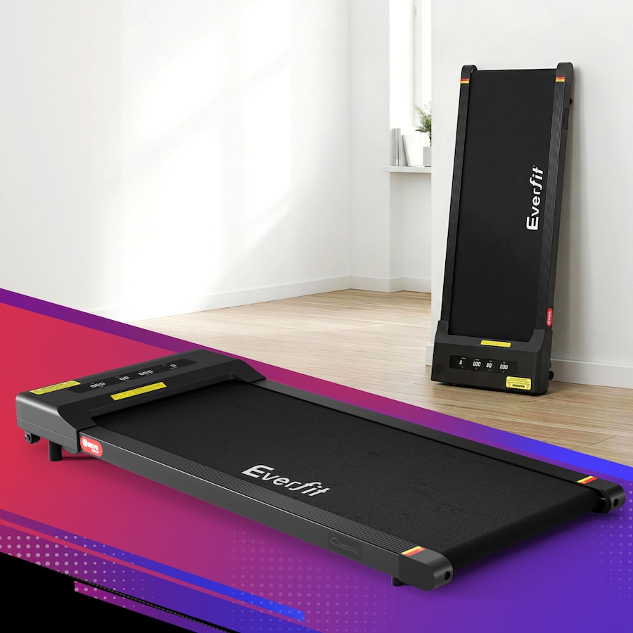 Everfit 40cm Walking Pad 2 in 1 Treadmill Foldable Under Desk Remote Control APP Bluetooth Black