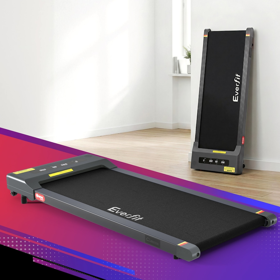 Everfit 40cm Walking Pad 2 in 1 Treadmill Foldable Under Desk Remote Control APP Bluetooth Grey