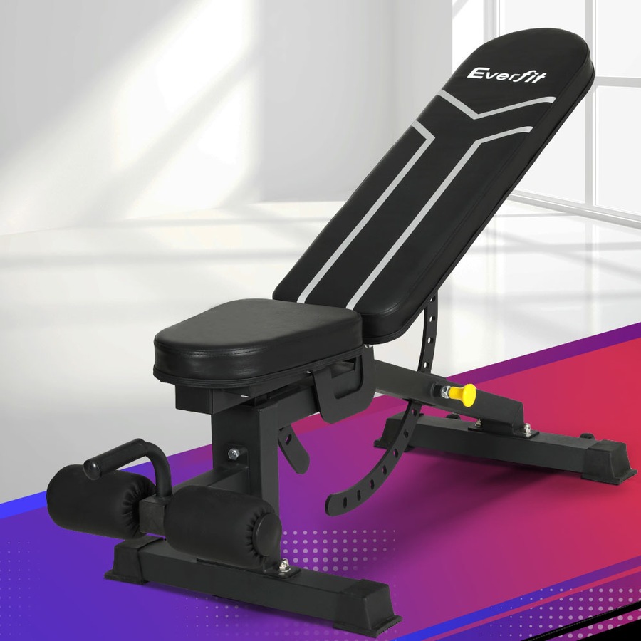450 kg Capacity Weight Bench Everfit Adjustable FID Bench Press Home Gym