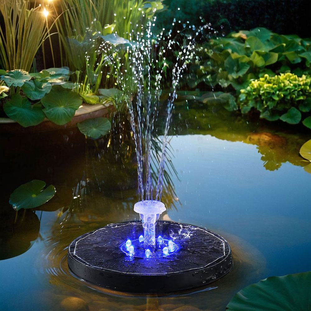 200L/H Gardeon Solar Pond Fountain Water Pump Submersible Floating Outdoor Fountains LED Light
