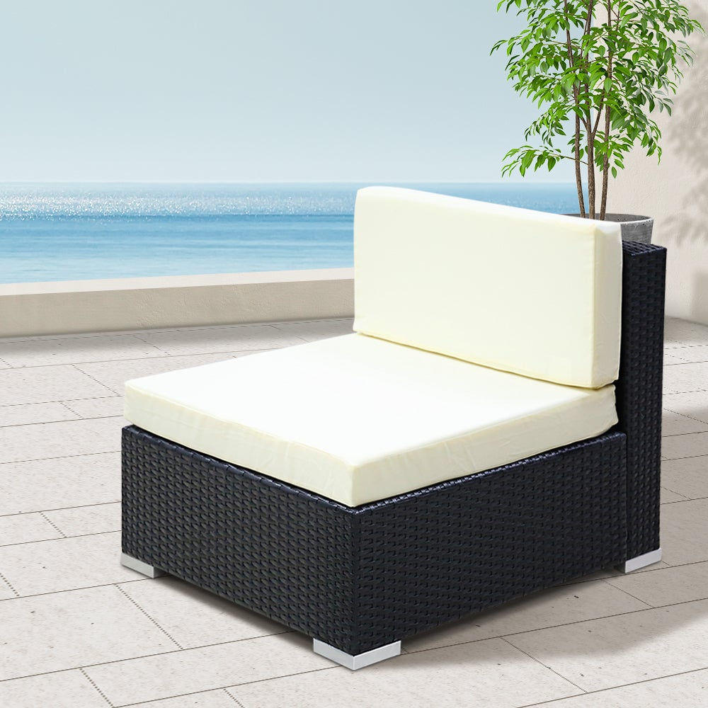 Gardeon Outdoor Furniture 2 Piece Outdoor Sofa Set Wicker Lounge Setting Patio