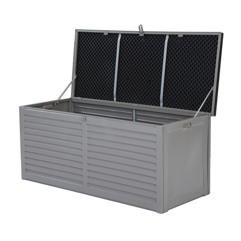 490L Gardeon Outdoor Storage Box Container Lockable Cabinet Garden ...