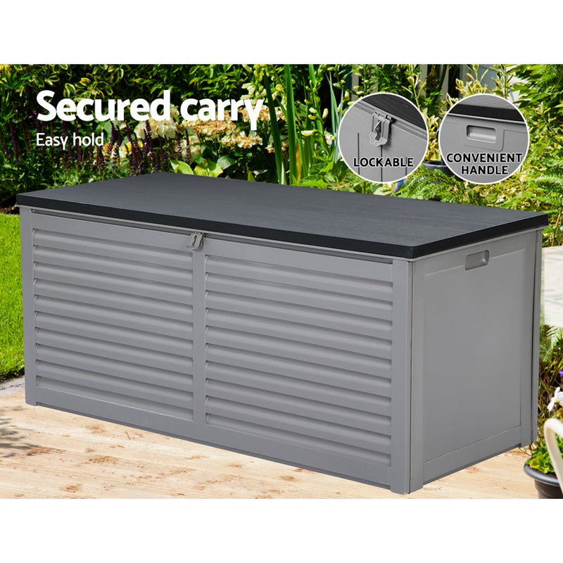 Buy Gardeon Outdoor Storage Box 490l Container Lockable Garden Bench