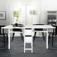 1.5M Artiss Dining Table Extendable White