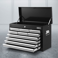10 Drawer Giantz Tool Cabinet Chest Toolbox Storage Grey