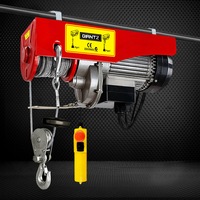 Giantz 250/600/800/1000KG Electric Hoist Winch Rope Remote Lifting Cable 18M 20M