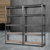 Giantz 2x1.5M Garage Shelving Warehouse Rack Pallet Racking Storage Steel Shelves Shelf Charcoal