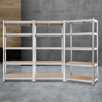 Giantz 3x1.8M Garage Shelving Warehouse Rack Pallet Racking Storage Steel Shelves Shelf Silver