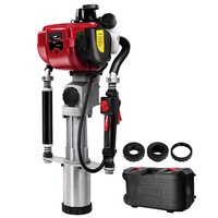 4-Stroke Giantz Petrol Post Driver Rammer Pile Star Picket Fence Hole Drive Red