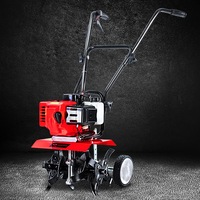 4 Blades Giantz 88CC Tiller Rototiller Garden Cultivator Soil Power Rotary Hoe