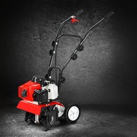 4 Blades Giantz 88CC Tiller Garden Cultivator Rototiller Soil Plower Rotary Hoe