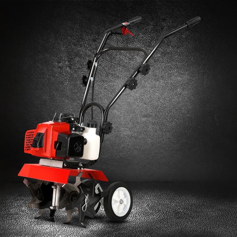Buy Giantz 88CC Tiller Rototiller Cultivator 6 Blades Garden Soil Power