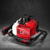 92CC Giantz Post Hole Digger Motor Only Engine Petrol Red
