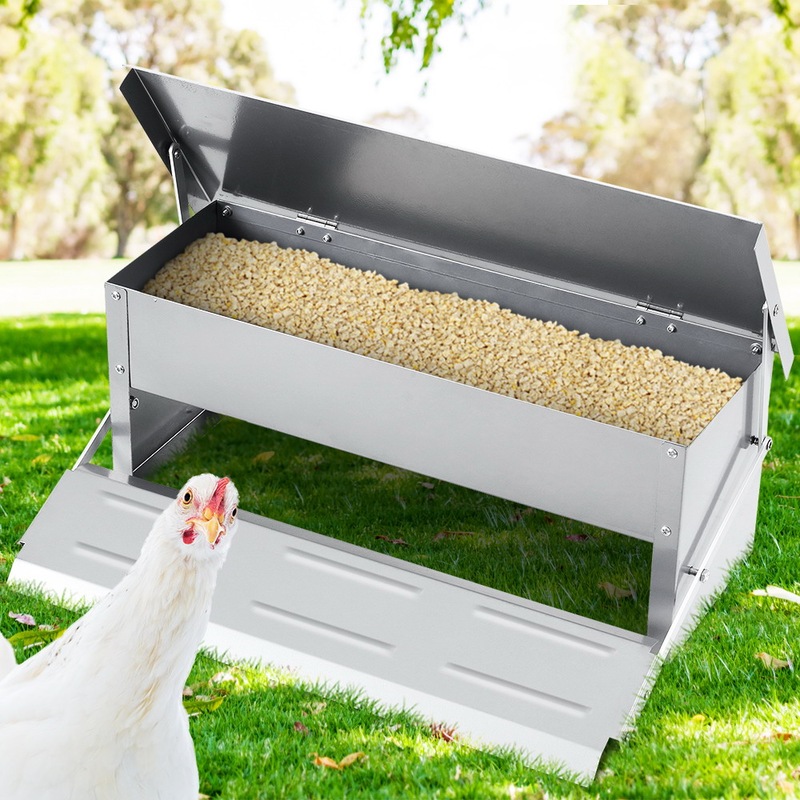 Buy Giantz Auto Chicken Feeder Automatic Chook Poultry Treadle Self