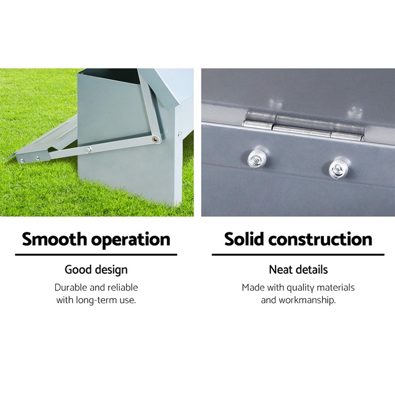 Giantz Auto Chicken Feeder Automatic Chook Poultry Treadle Self Opening