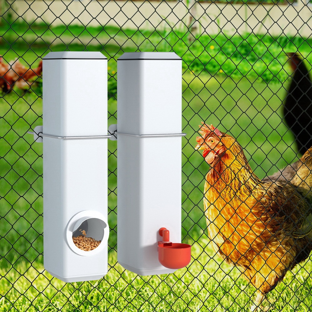 Giantz Chicken Feeder 4L Water Dispenser Automatic Waterer Australia