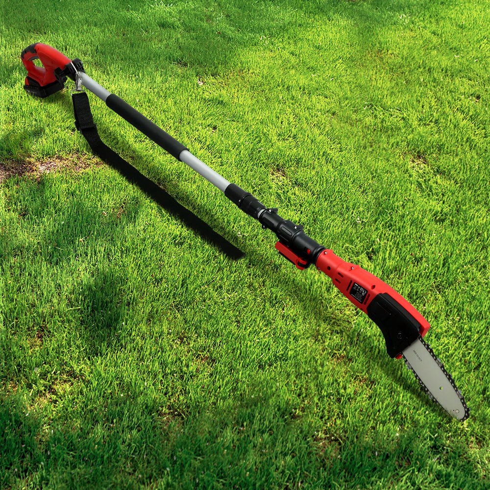 20V Giantz Pole Chainsaw Cordless Chain Saw 8inch Bar Pruner Battery 2.7m Long