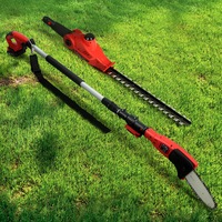 2.7m Reach Giantz Pole Chainsaw Cordless Trimmer Chainsaw 20V Battery 8inch Bar