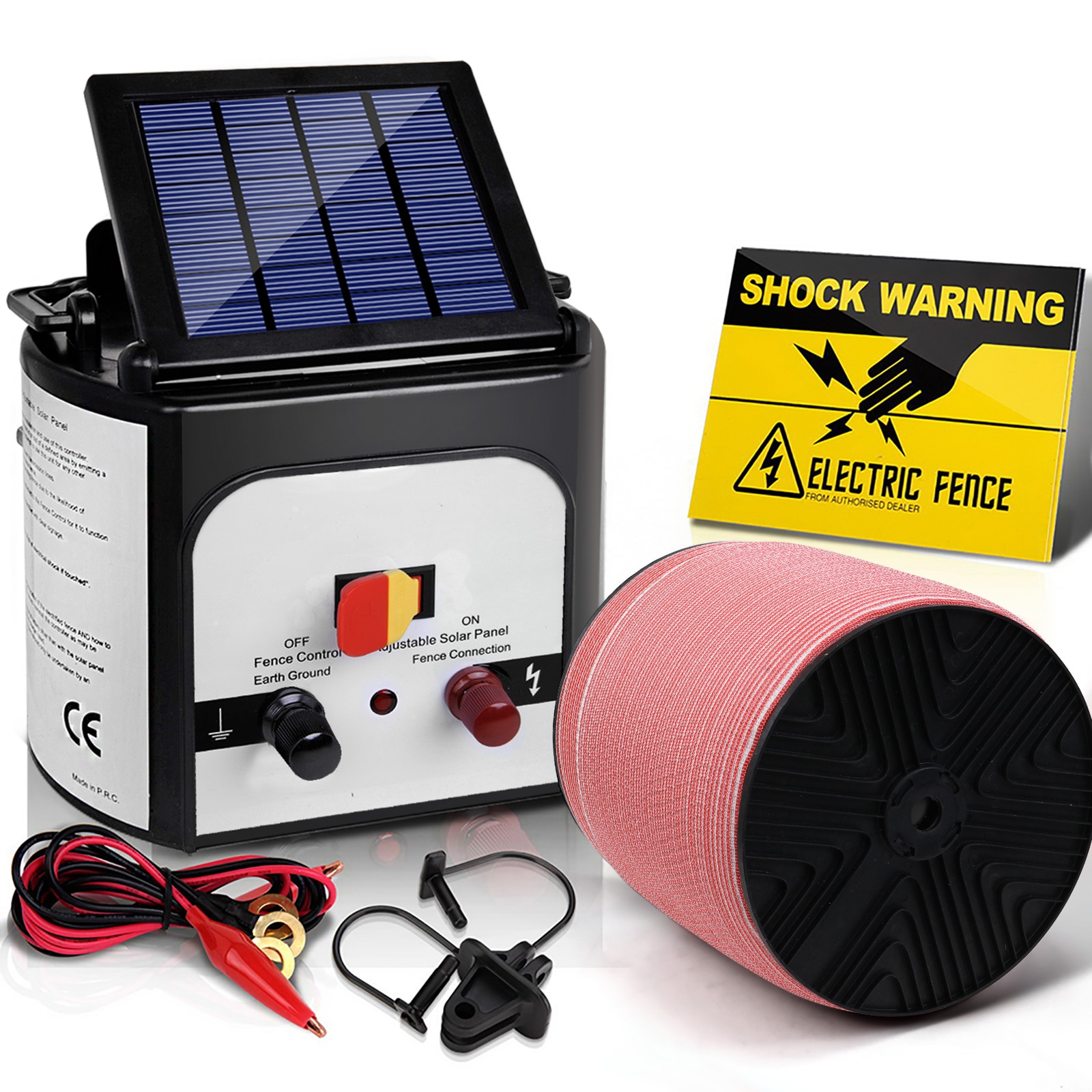 2000M 8KM Electric Fence Poly Tape Giantz Energiser Australia