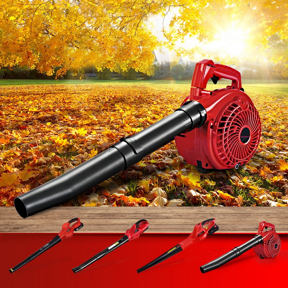 Giantz Leaf Blower Cordless Garden Dust Cleaner Lithium Battery Petrol Engine Handheld Vacuum