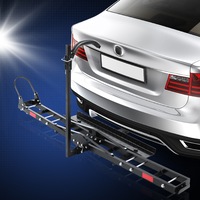 Giantz Motorcycle Motorbike Carrier Rack Ramp 2"Towbar Adjustable Height Black