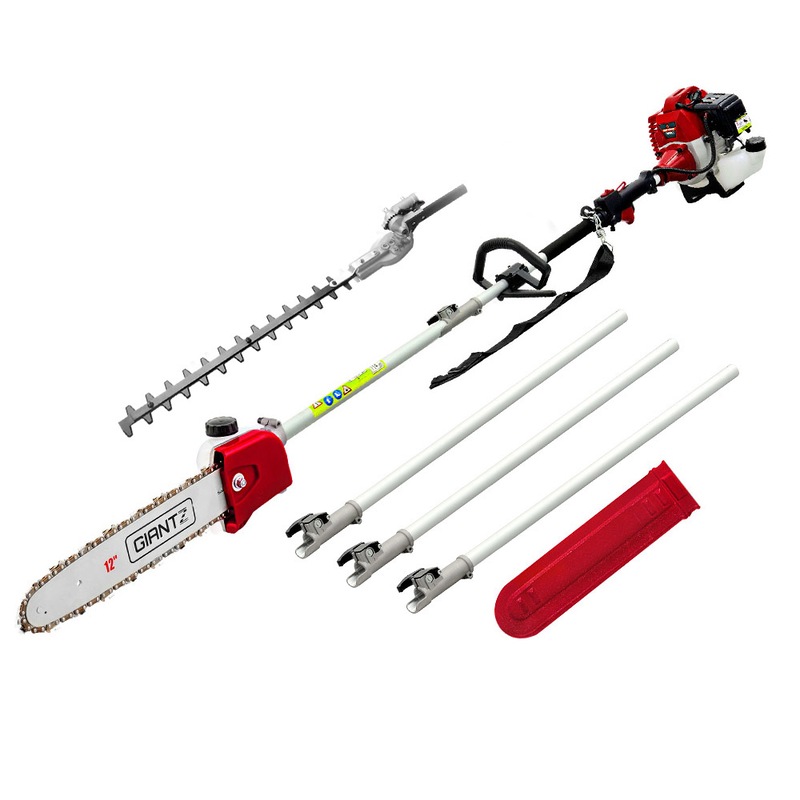 Buy Giantz 62cc 2in1 Pole Chainsaw Saw Hedge Trimmer MyDeal