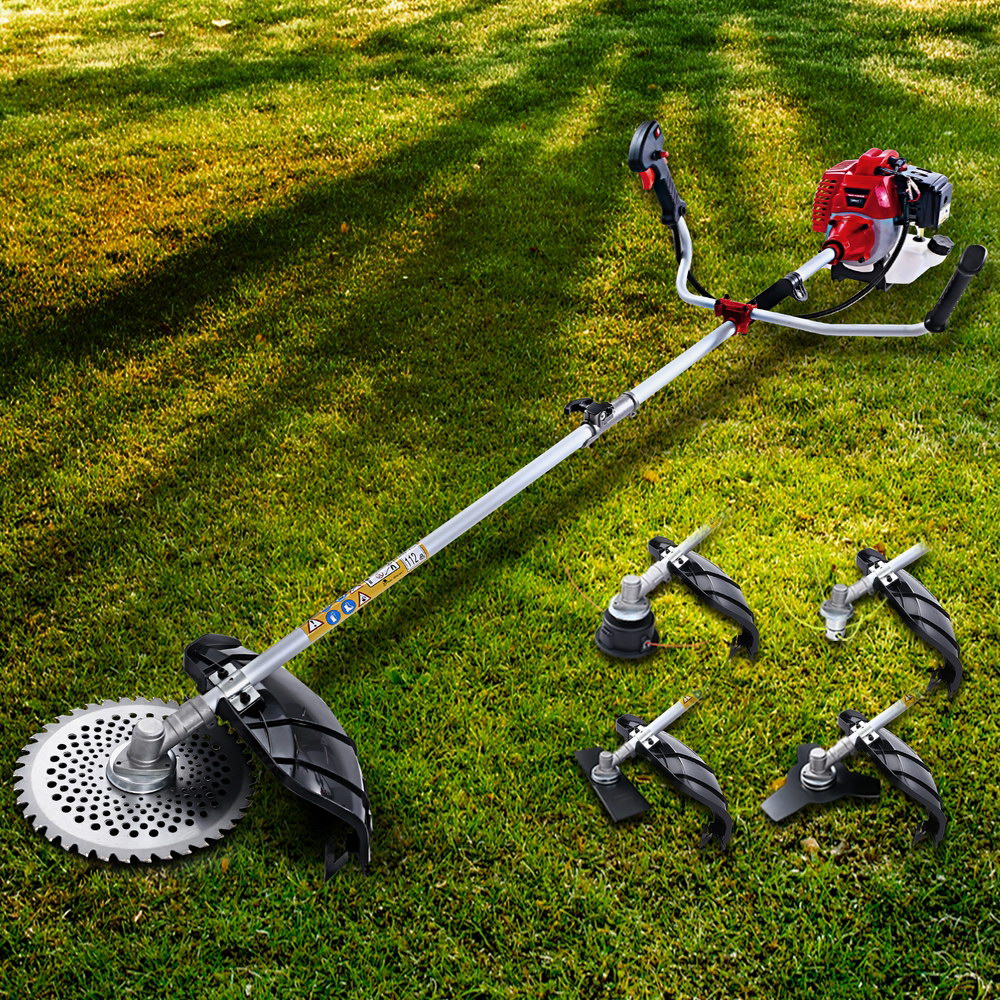 5in1 Giantz Pole Chainsaw Petrol Circular Saw Hedge Trimmer Cutter Whipper Snipper