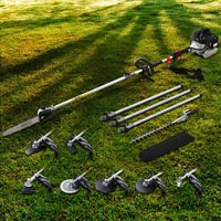 12" Bar Giantz 65CC Pole Chainsaw Hedge Trimmer Brush Cutter Whipper Snipper 9 IN 1 MultiTool Saw