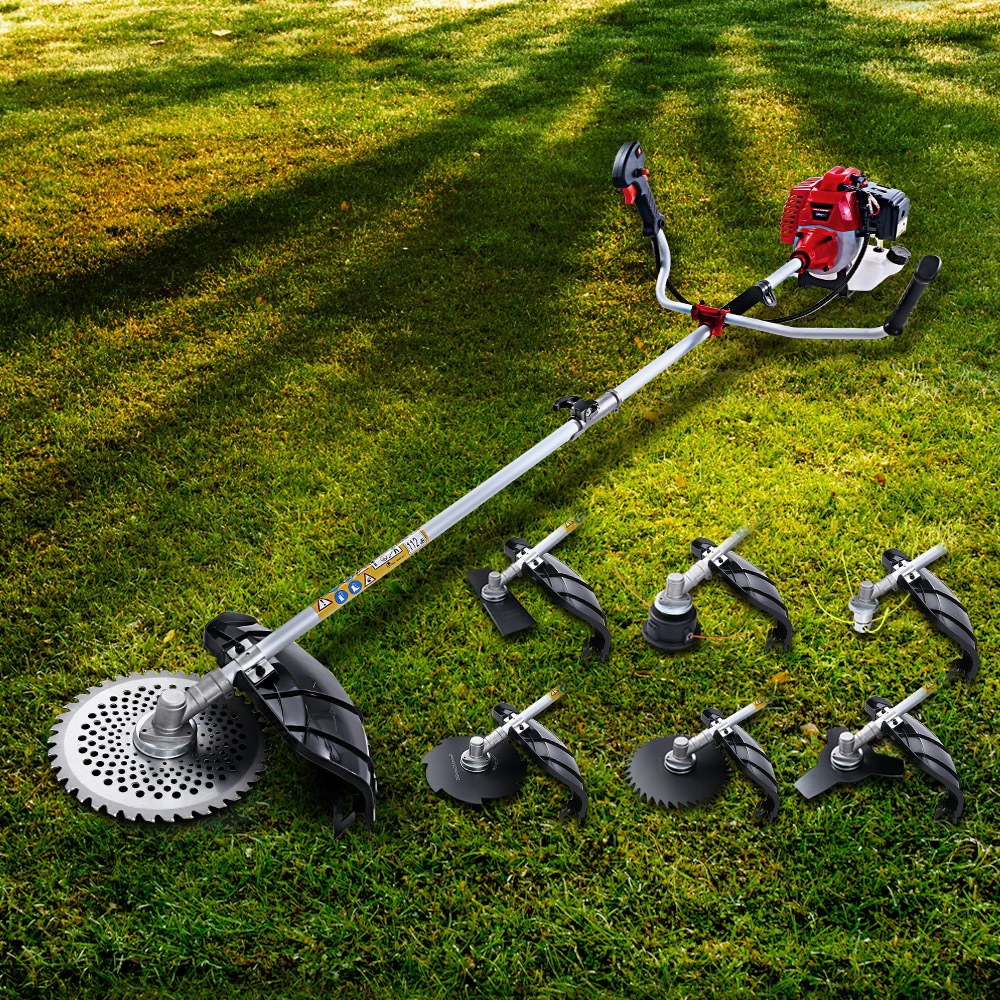 12" Bar Giantz 62CC Pole Chainsaw Circular Saw Petrol Brush Cutter Snipper 7