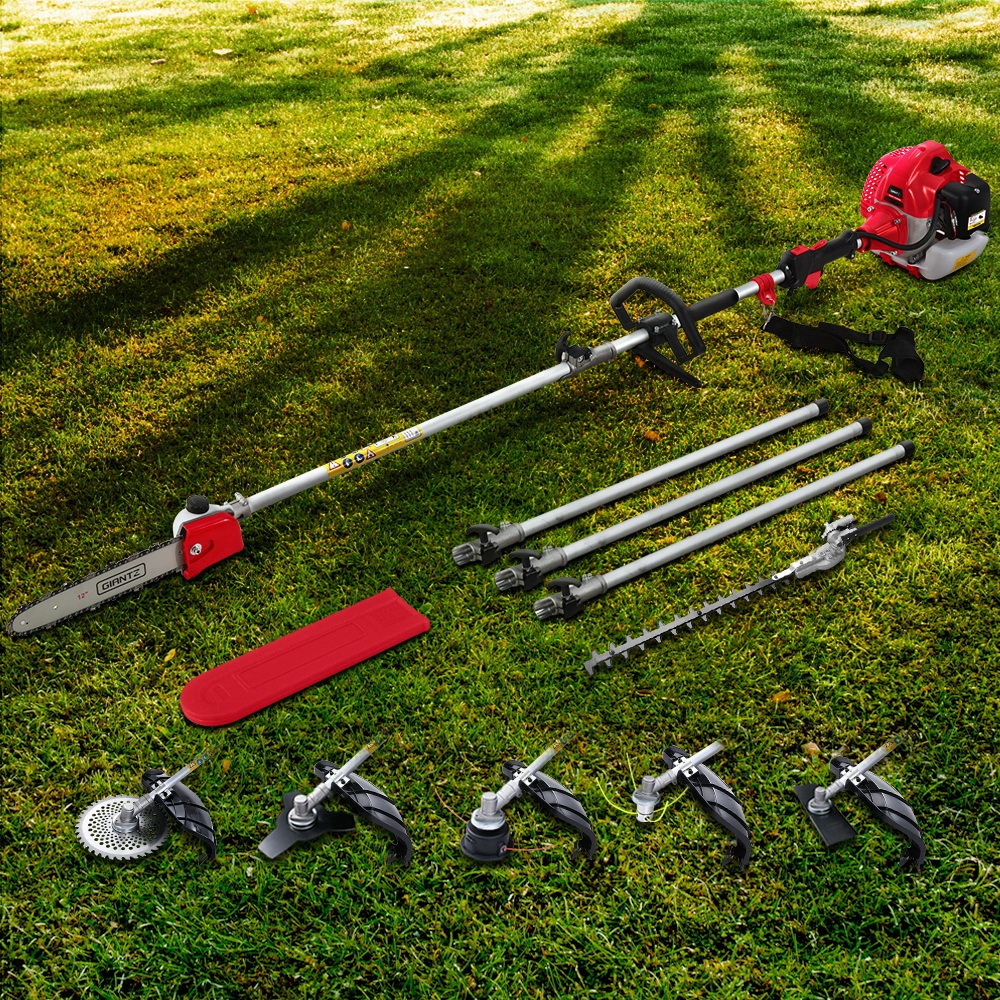 12" Bar Giantz 65CC Pole Chainsaw Hedge Trimmer Brush Cutter Whipper Snipper 7