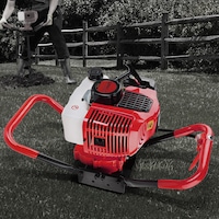 66CC Giantz Post Hole Digger Motor Only Petrol Engine Red