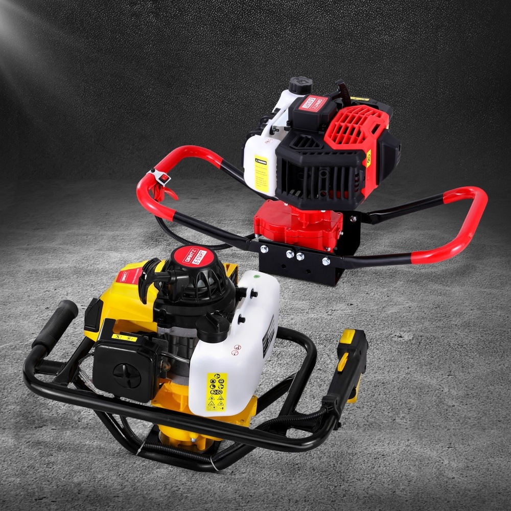 Giantz Post Hole Digger Petrol Motor Diggers Fence Drill Borer Engine