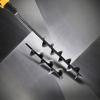75x300mm&600mm Giantz Auger Spiral Drill Bit Earth Power Post Hole Digger